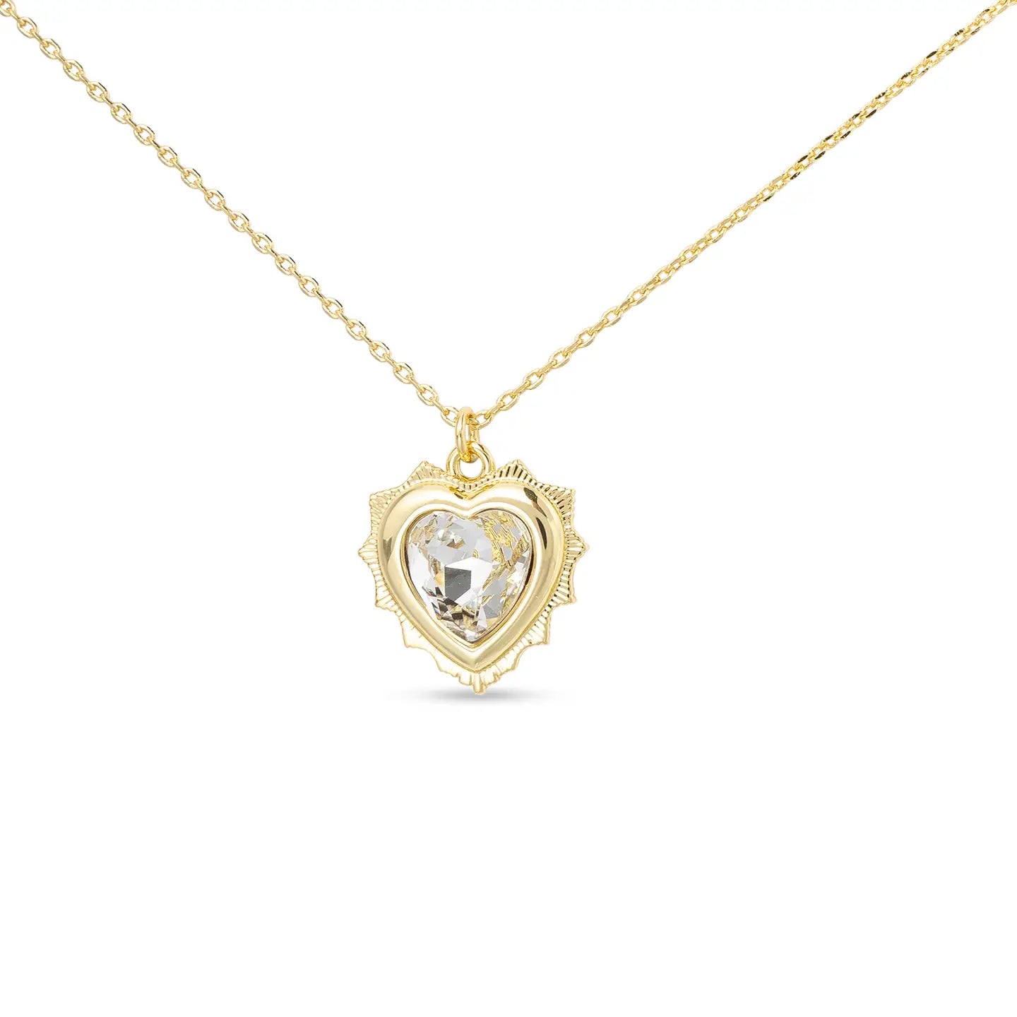 Birthstone Heart Necklaces