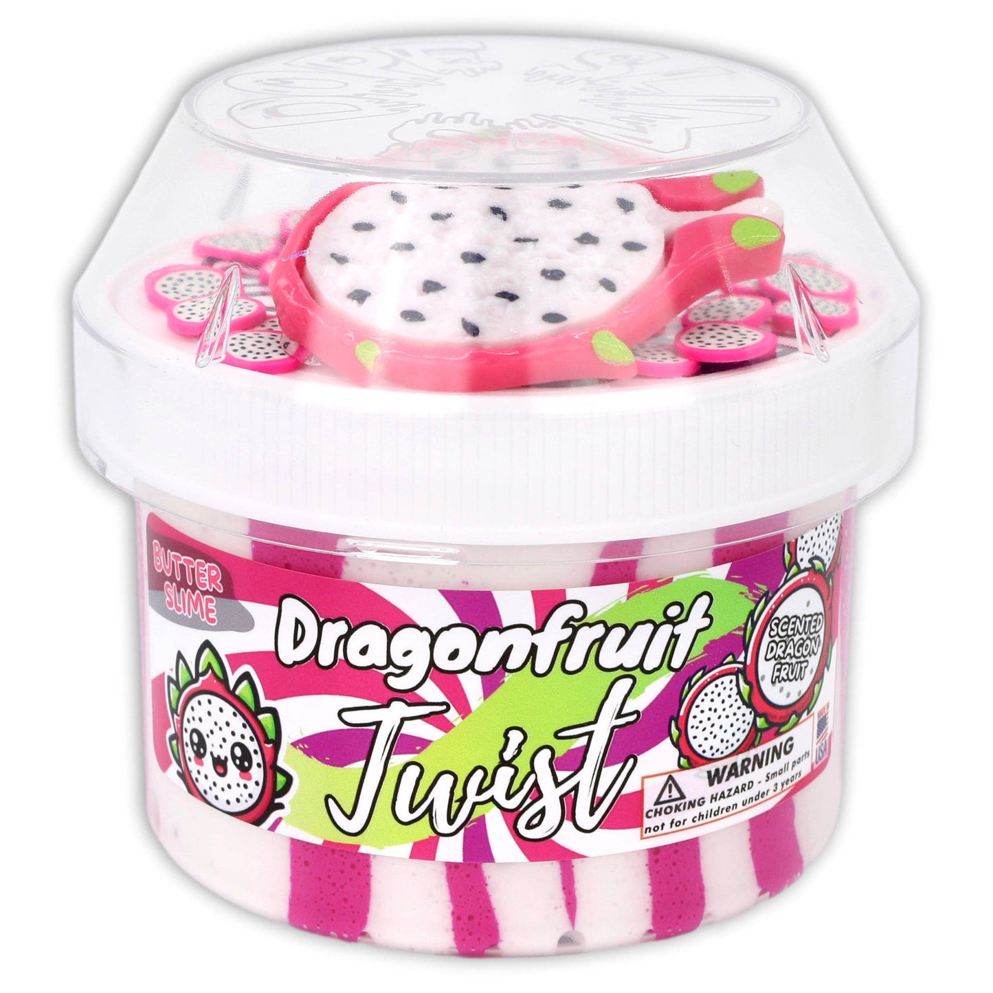 Dragonfruit Twist - Butter Textured Slime