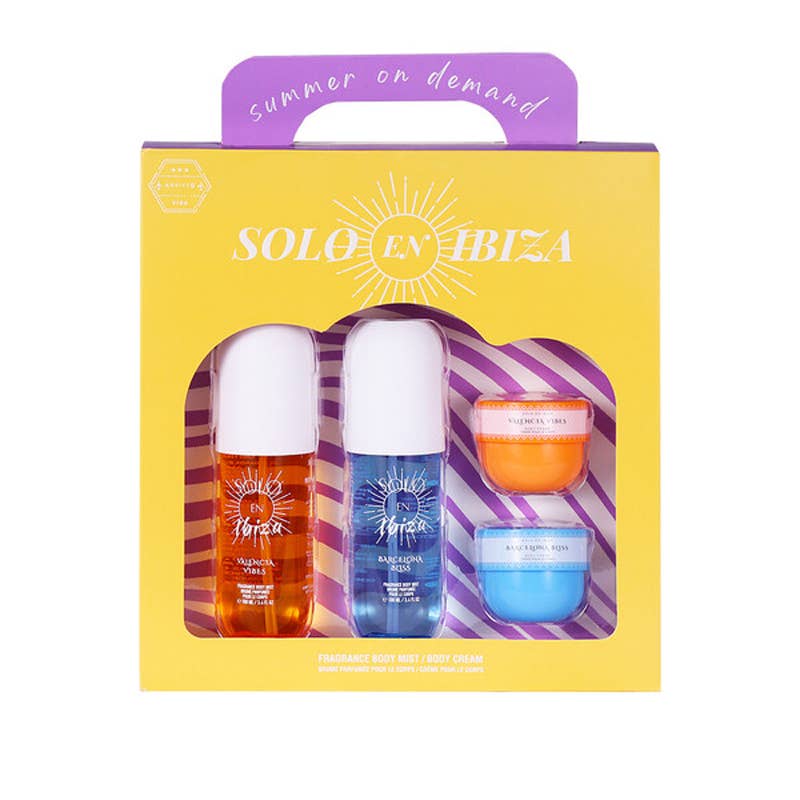 Womesn BARCELONA BLISS 4pcs Set Body Lotion & Mist