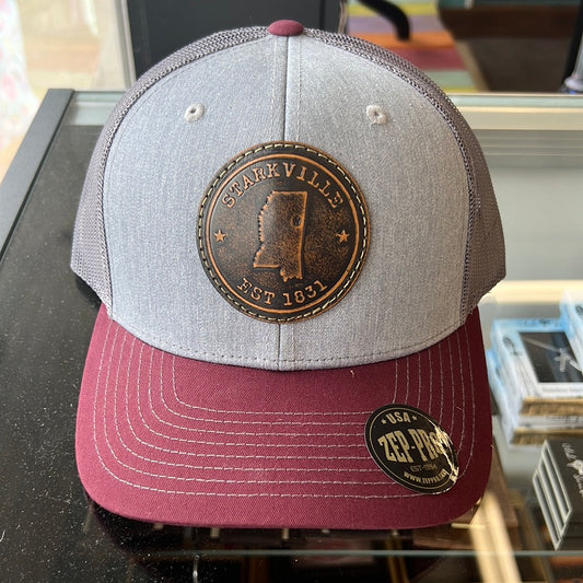 Starkville Leather Patch Hat