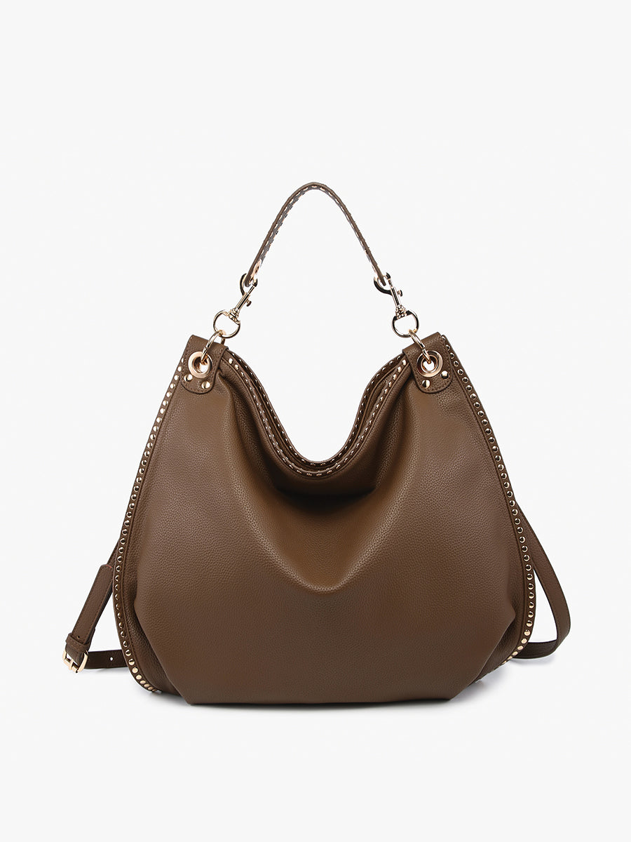 Carly Studded Hobo