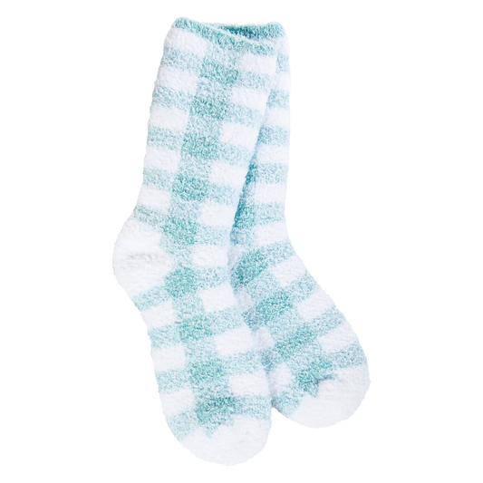 Knit Pickin Fireside Crew + Turquoise Check