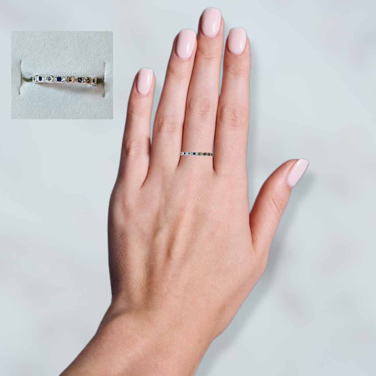 Starlight Sapphire Ring