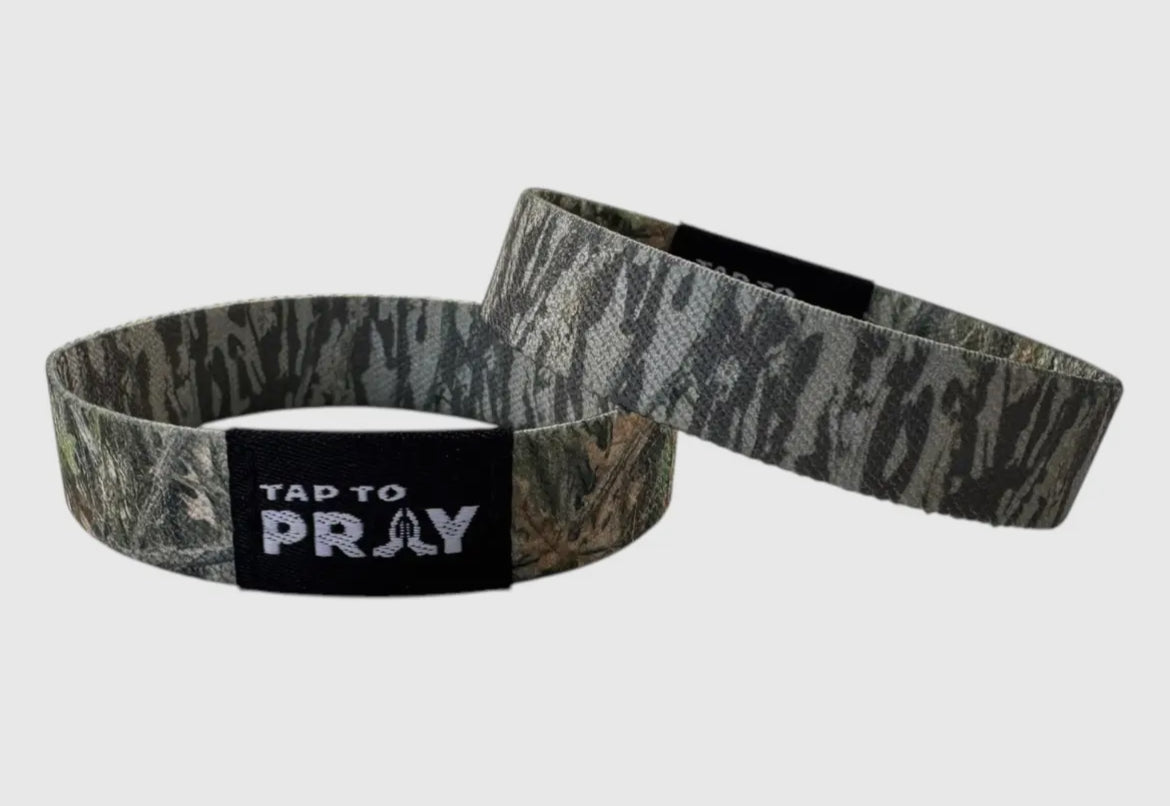 Tap To Pray - Forest & Tree Bark Camo