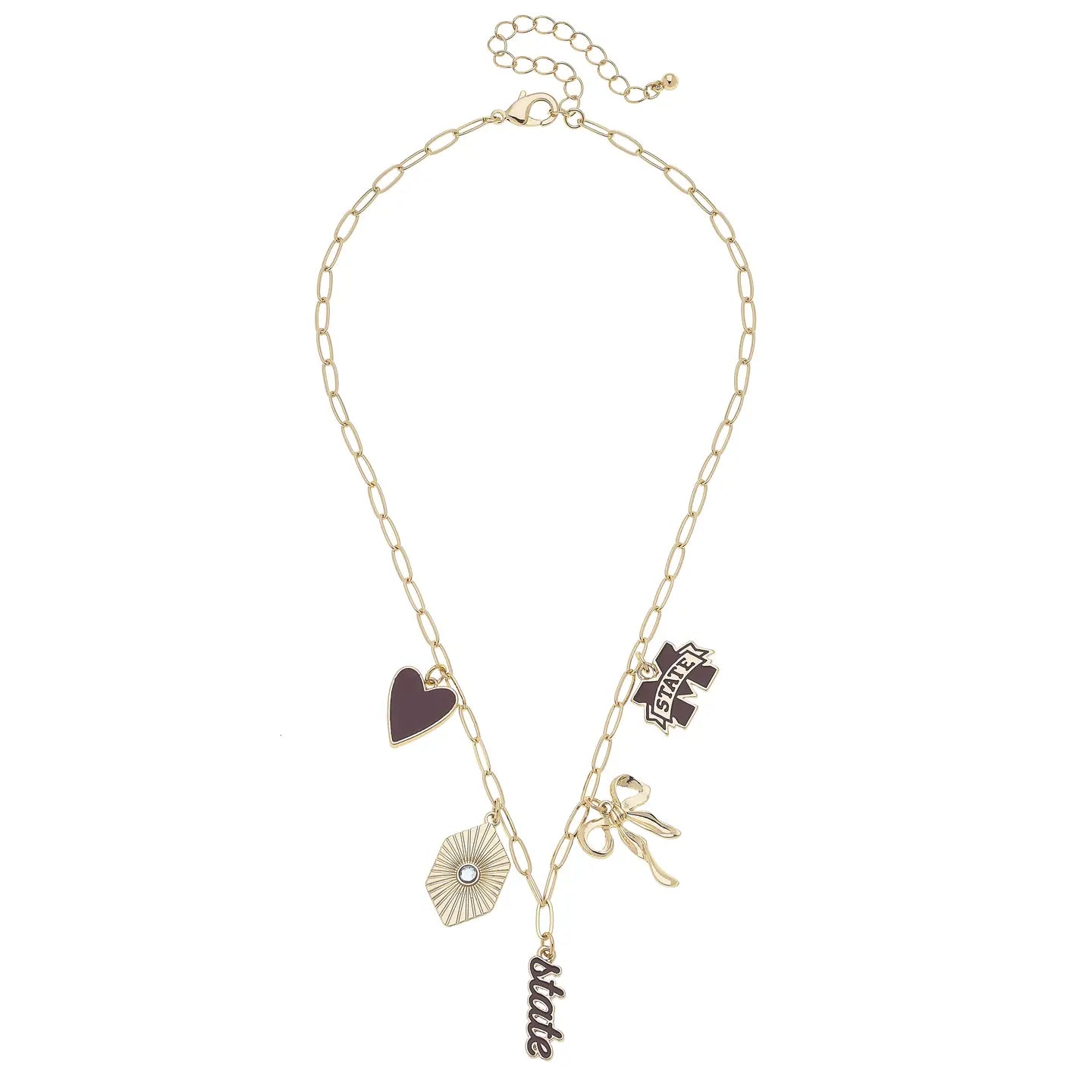 Mississippi State Bulldogs Charm Collector Necklace