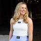 LULU MAC SOLID TANK TOPS : WHITE