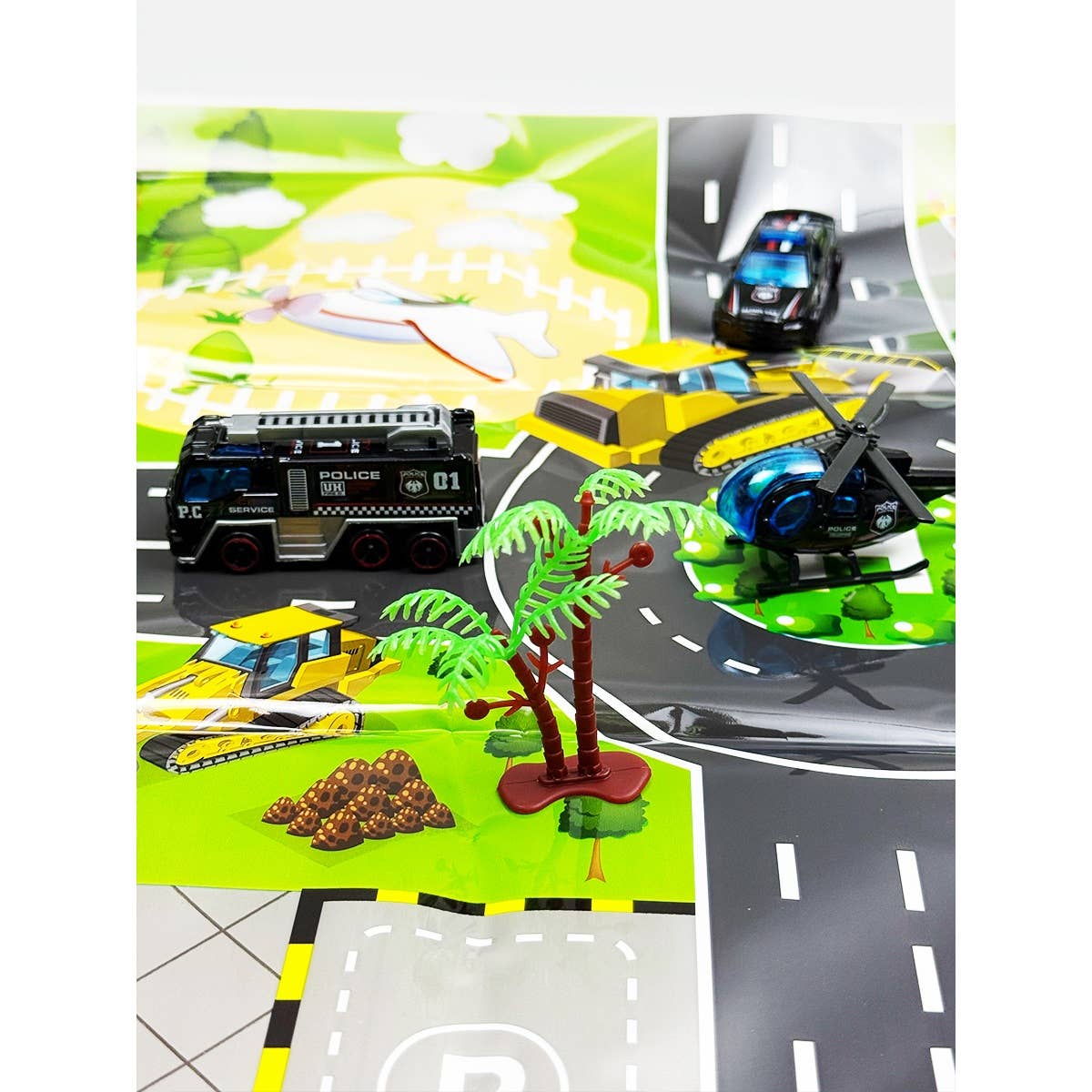 Kids Metal Alloy Police  Cars Series Toys