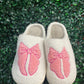 Pink Bow Slipper