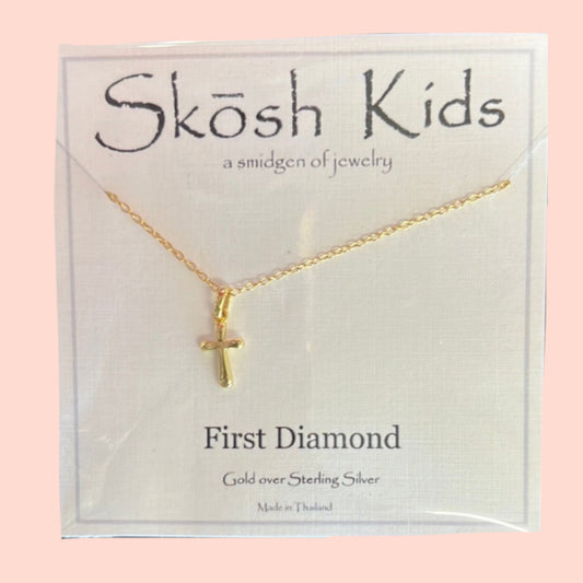 Skosh Kids + First Diamond Necklace