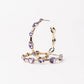Lavender Power Large Hoop