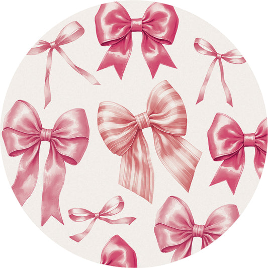 Car Coasters + Pink Bows