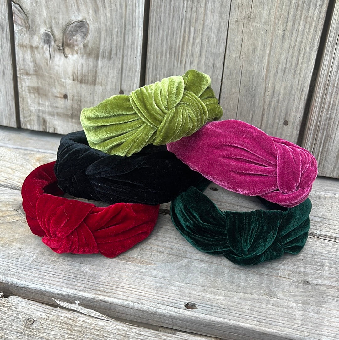 Velvet Knot Headbands