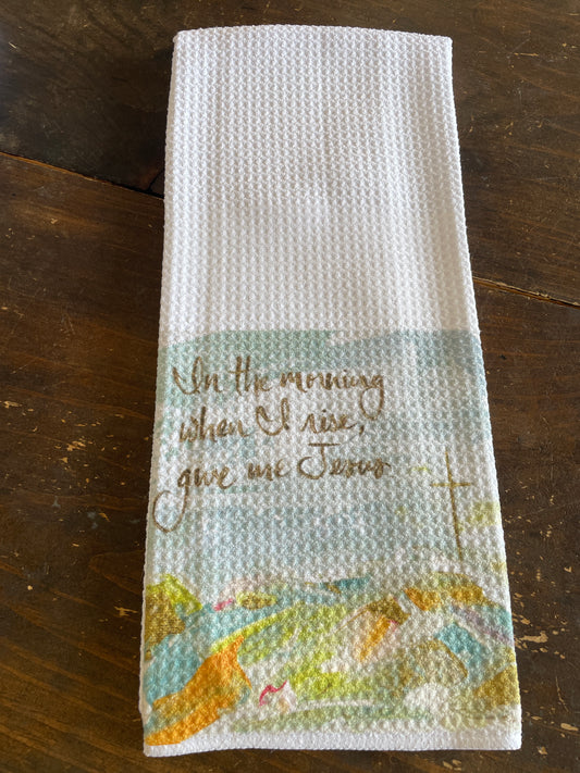 Give Me Jesus Tea Towel