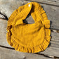 Ruffled Linen Bibs