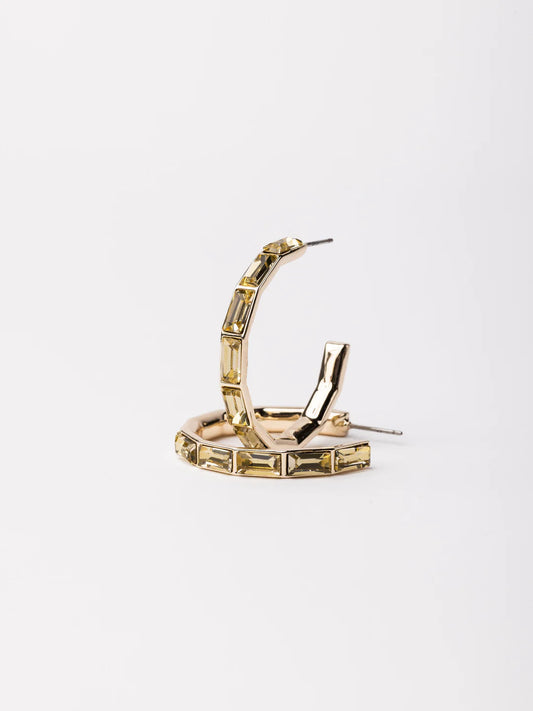 Golden Hour Medium Hoop