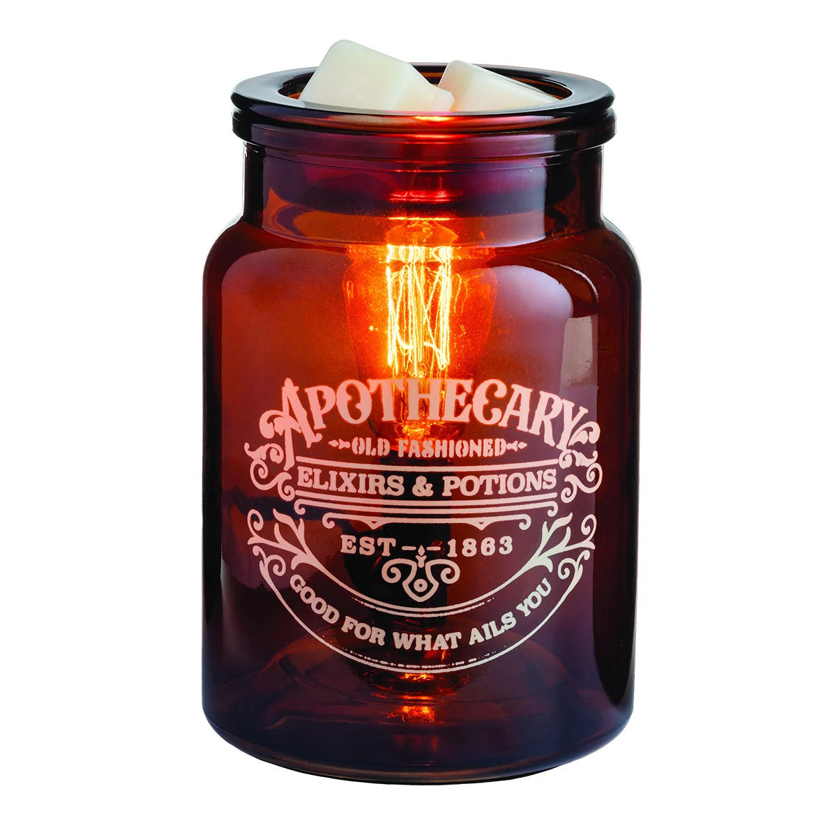 Apothecary Vintage Style Bulb Wax Warmer