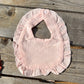 Ruffled Linen Bibs