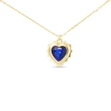 Birthstone Heart Necklaces