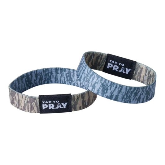 Tap To Pray - Tree Bark Camo Brown & Grey