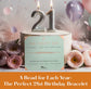 Fun Twenty-One Milestone Birthday Bracelet