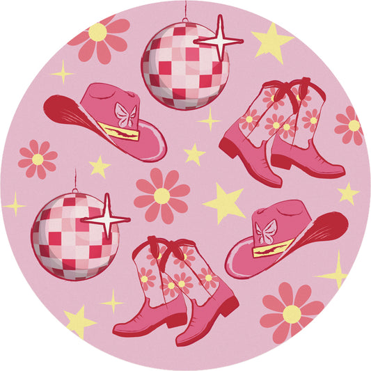 Car Coasters + Disco Cowgirl