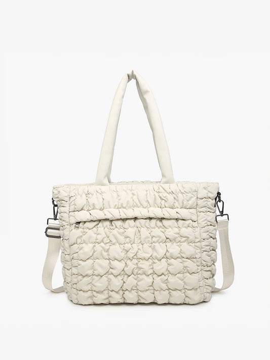 Kelly Quilted Puff Tote