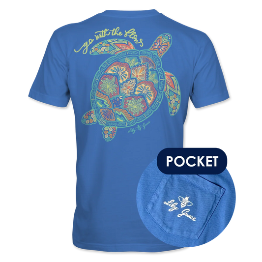 Patterned Turtle Tee