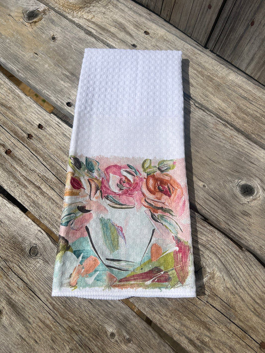 Rosie Floral Tea Towel