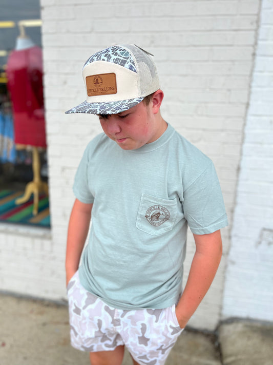Camo Arch Logo Pocket Tee