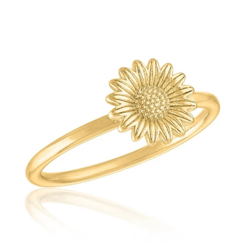 Gold Sunflower Ring