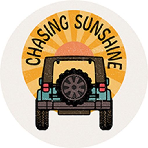 Car Coasters + Chasing Sunshine