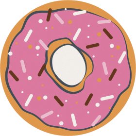Car Coasters + Sprinkle Donut