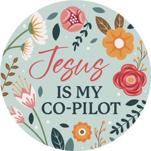 Car Coasters + Jesus is My Co-Pilot