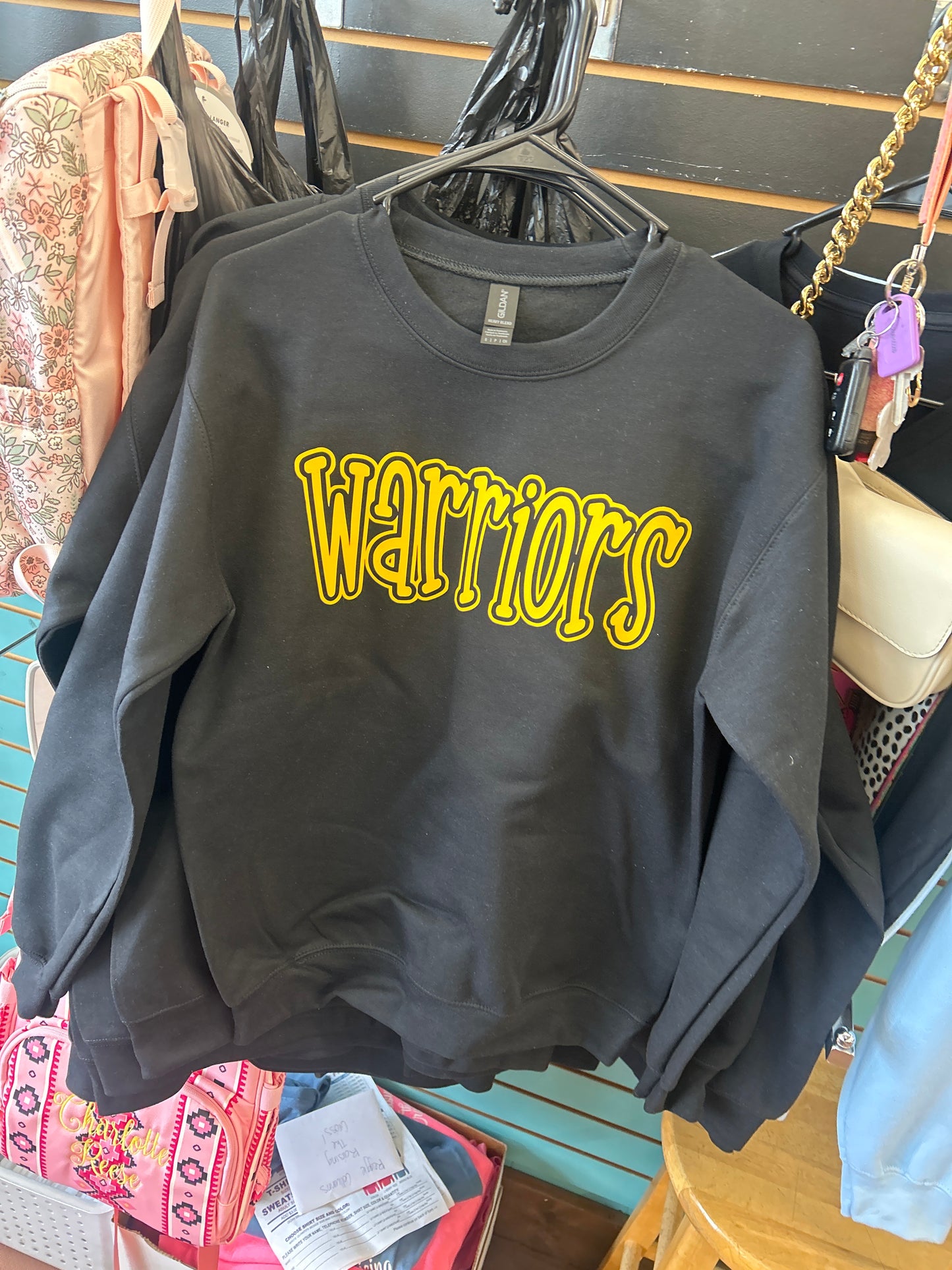 Warriors Outline Sweatshirt
