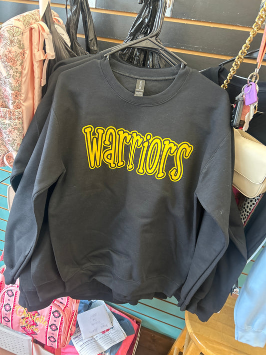 Warriors Outline Sweatshirt