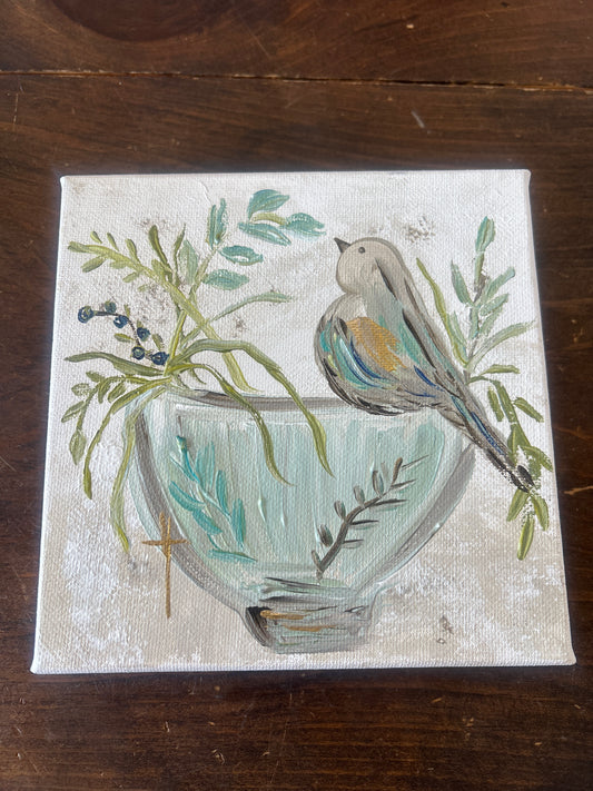 Blue Bird Canvas