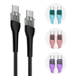 3ft Braided Cord USB-C to USB-C Cable