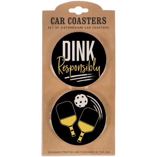 Car Coasters + Pickleball