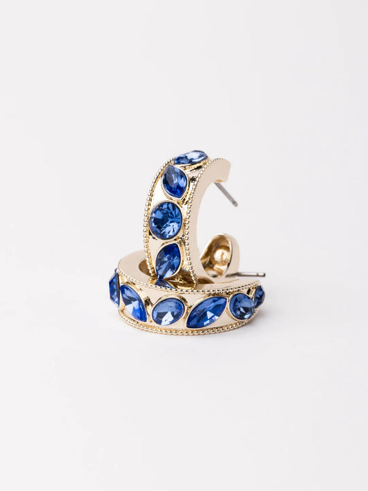 Blue Haze Small Hoop