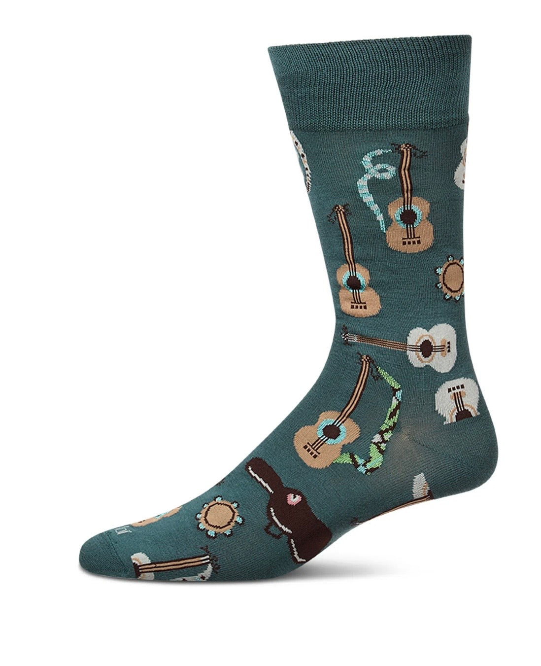 Folk Guitars Men’s Bamboo Socks