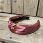 Satin with Gold Accent Headbands