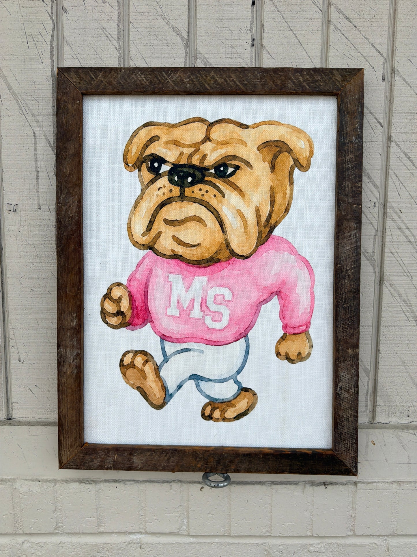 MS Bulldog Painting 18x24