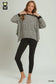 Stone Leopard Velvet Hem Top