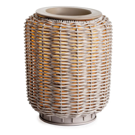 Wicker Grey Illumination Fragrance Warmer