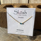 Gold Baguette Birthstone Necklace