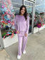 Lavender Luxe Lounge Long Sleeve Top