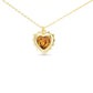 Birthstone Heart Necklaces