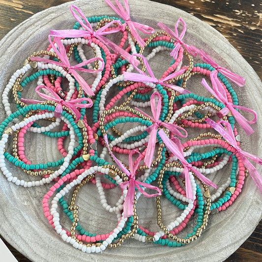 Set of 4 Beaded Bracelets