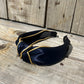 Satin with Gold Accent Headbands