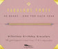 Fabulous Forty Milestone Birthday Bracelet